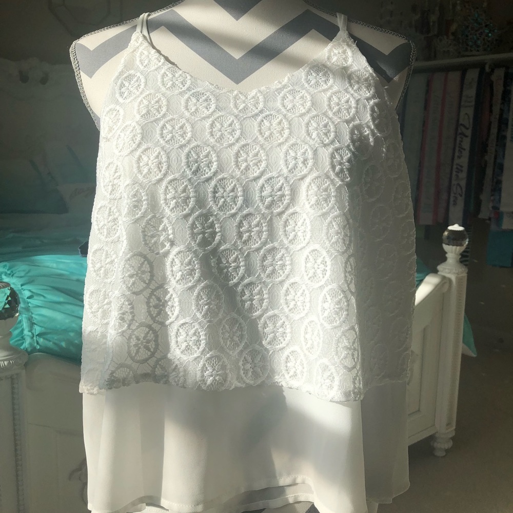 White dressy top